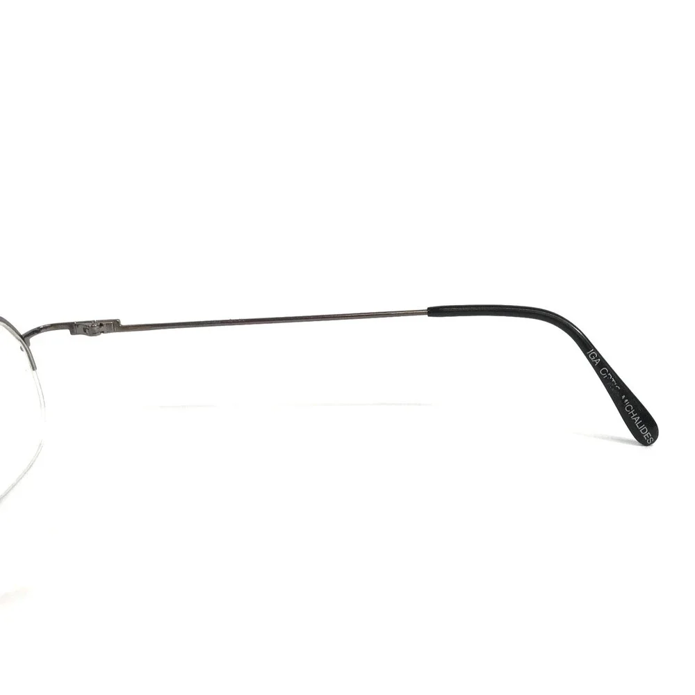 Michalides by IGA Optics Eyeglasses Frames Mod. 251 Col. 1 Gray Oval 45-22-140